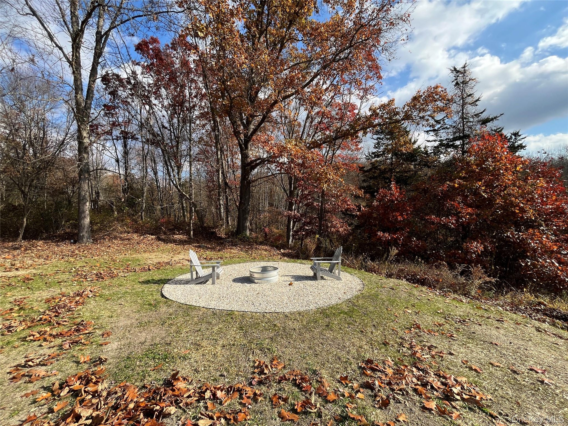 Open Fire Pit Area with Views for Outdoor Summer or Winter Evenings