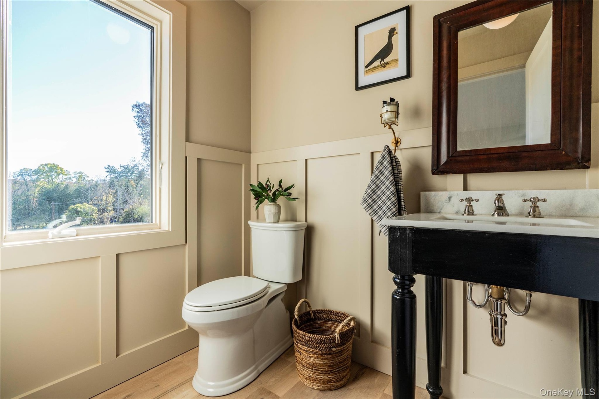 Entrance Landing has a Convenient Half Bath "Powder Room"