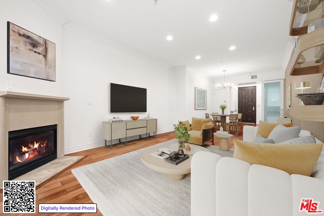 Spacious living dining area