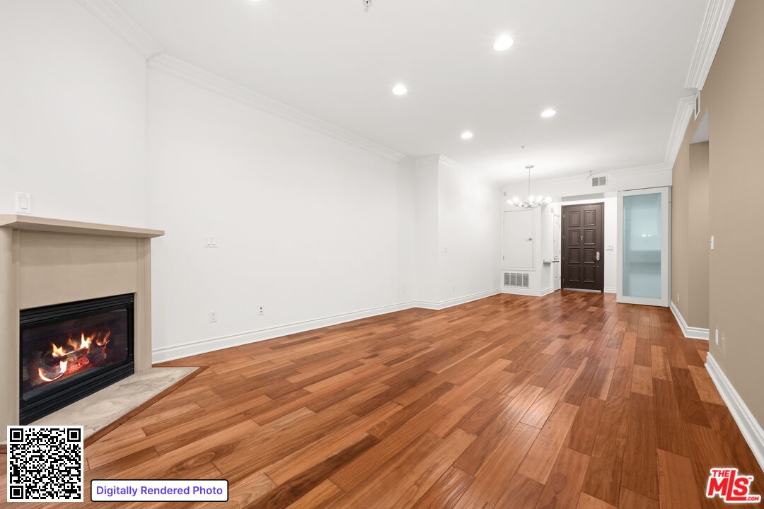 Spacious living dining area