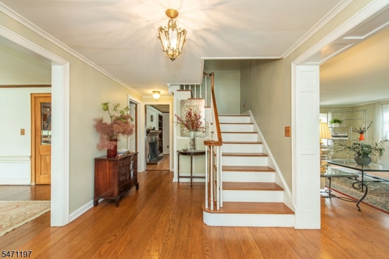 Foyer with custom floors!