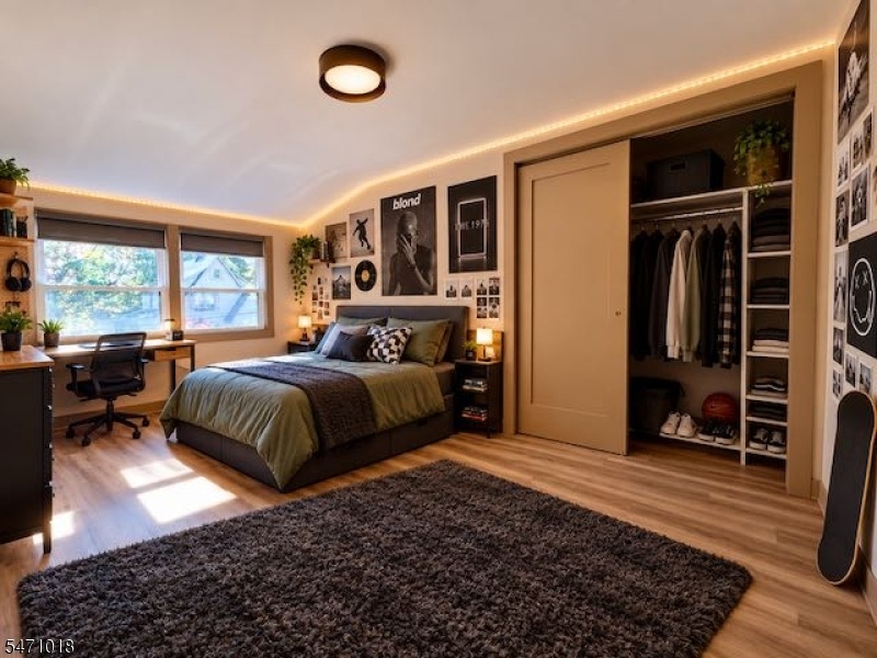 Bedroom - virtually staged