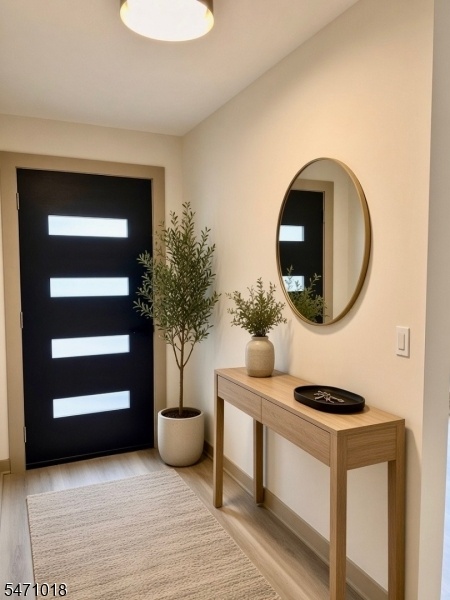 Entry - virtually staged