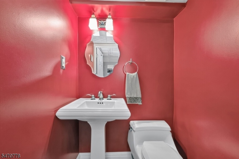 Powder Room in Basement