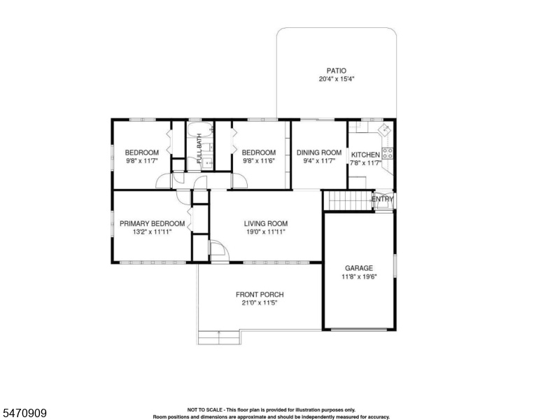 Floor Plan for First Floor