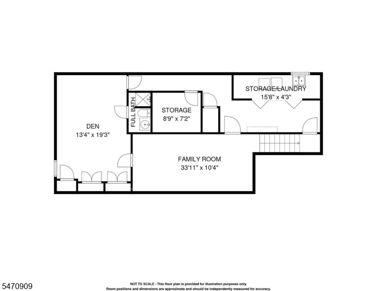 Floor Plan for Lower Level