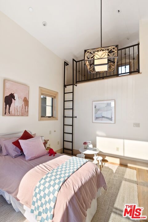 Bedroom with loft