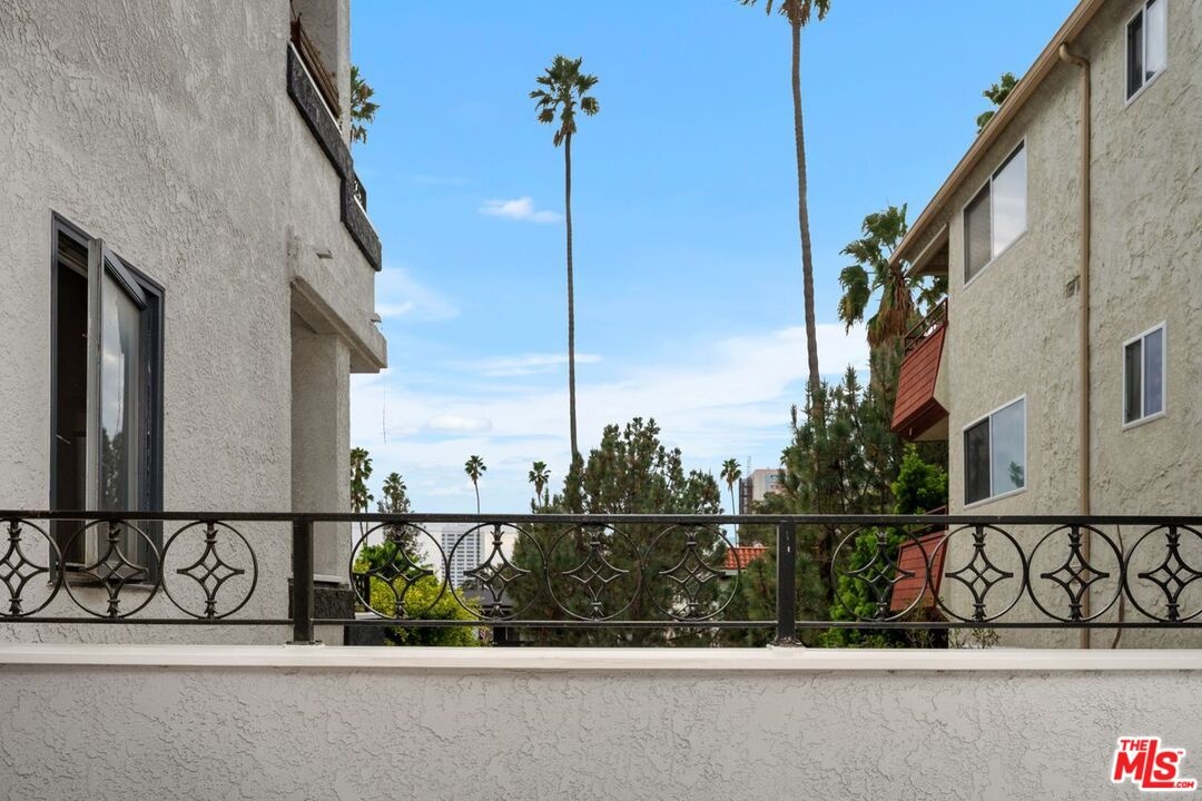 West facing balcony