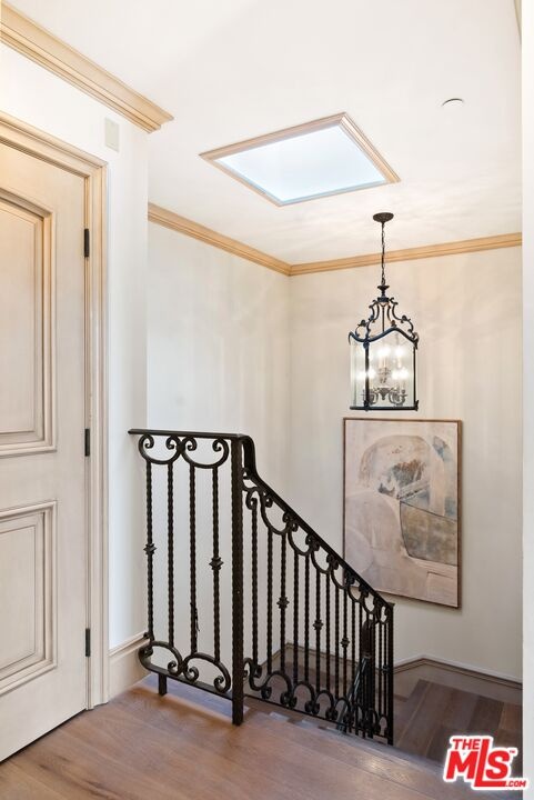Stairs from upstairs rooms