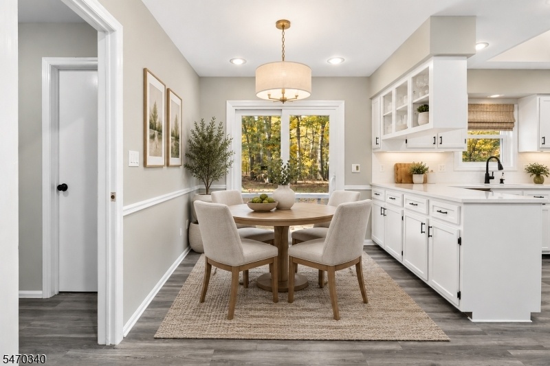 AI Virtually Staged Kitchen