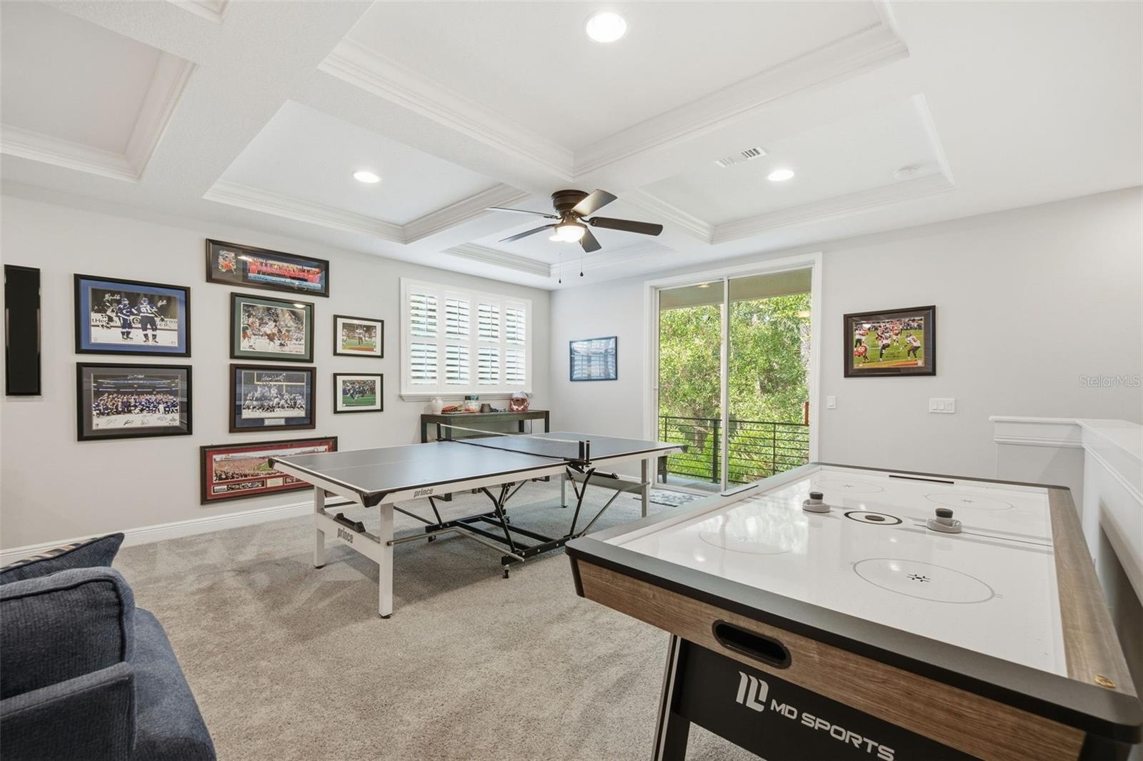 Bonus room with balcony overlooking conservation