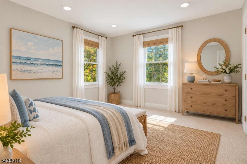 One of Four Bedrooms