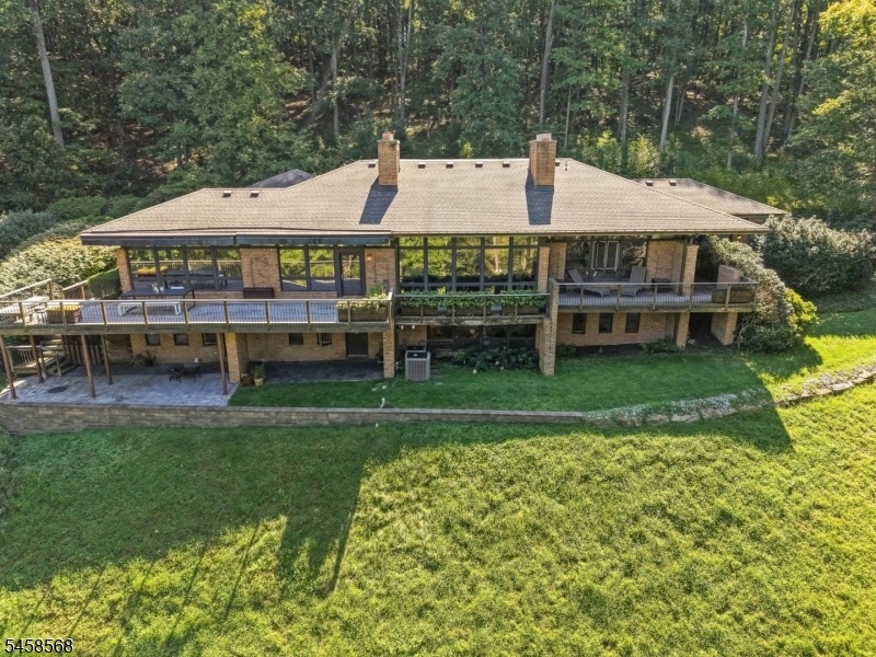 Overhead View of Back of Home