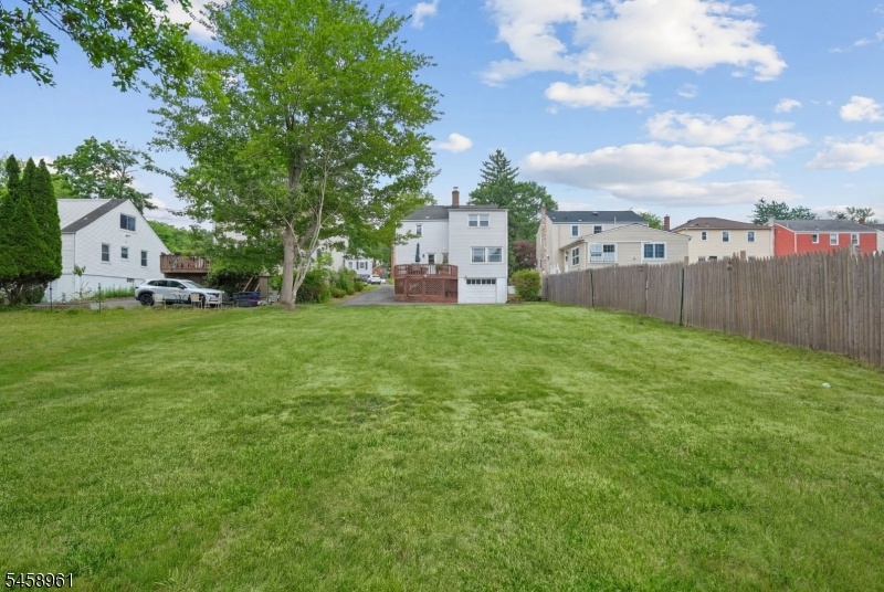 Deep back yard