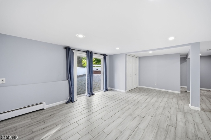 entertainment and laundry room