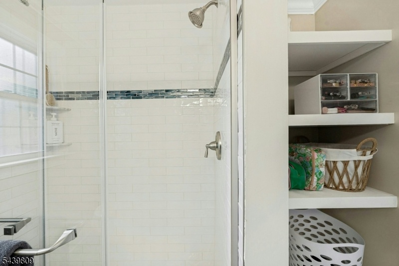 Shower + Built-In Storage