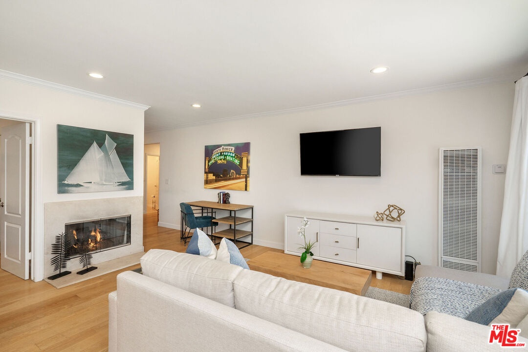 LIVING ROOM WITH FIRE PLACE