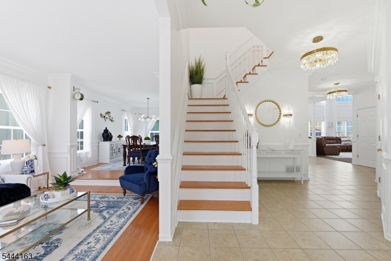 Side entrance stairs