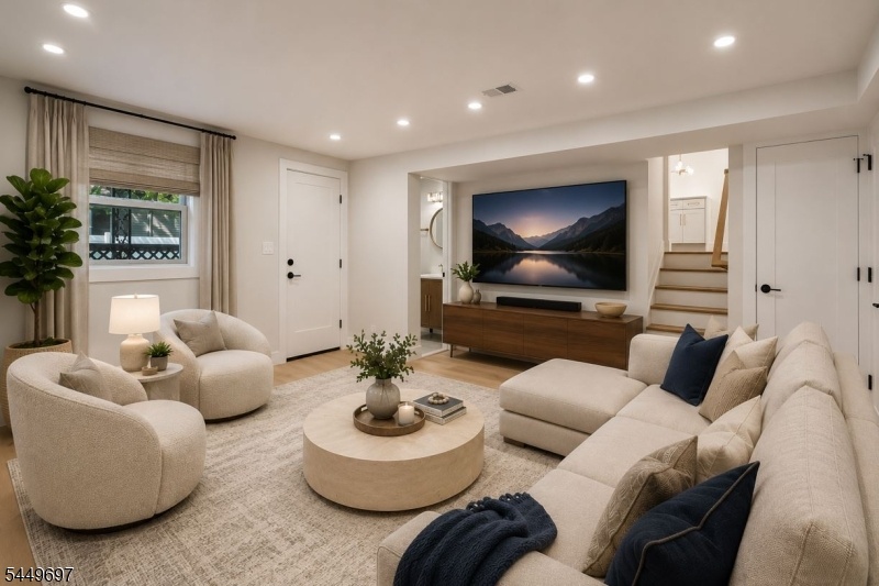 Family Room -Virtually Staged