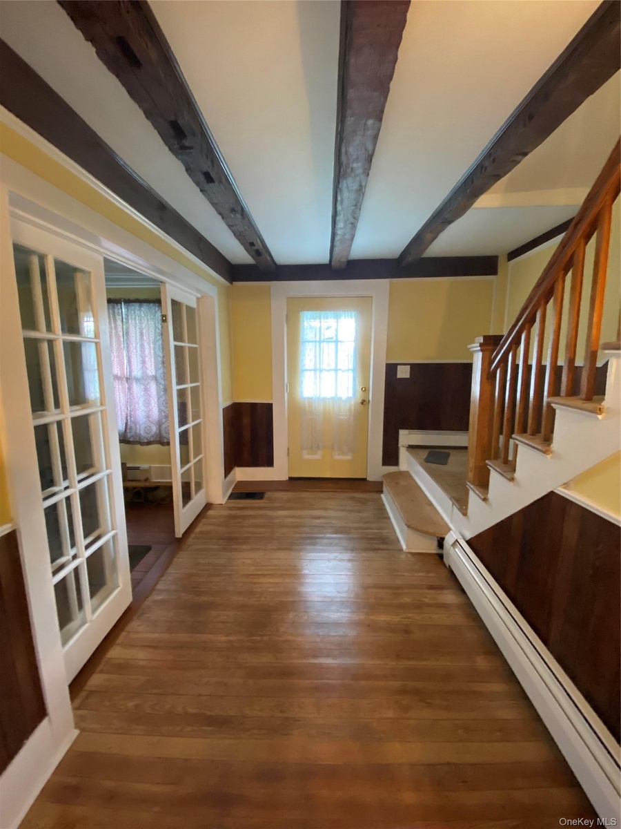 Hallway with French Door