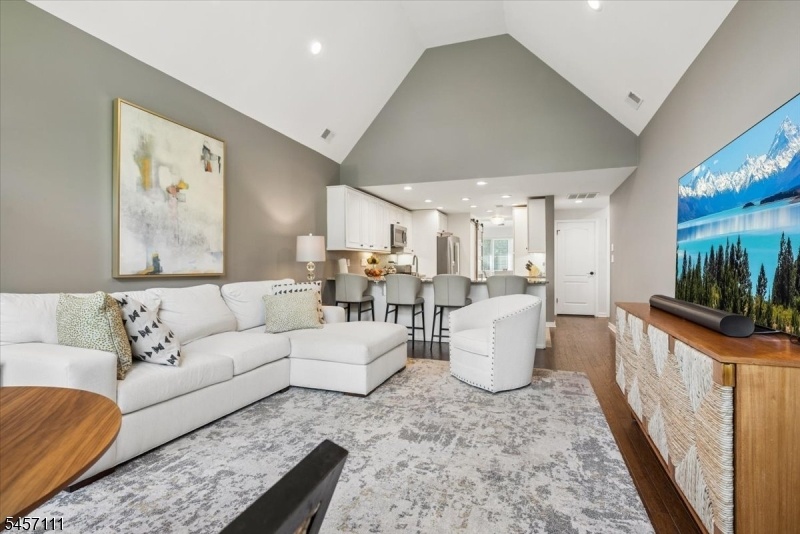 Family Room into Kitchen