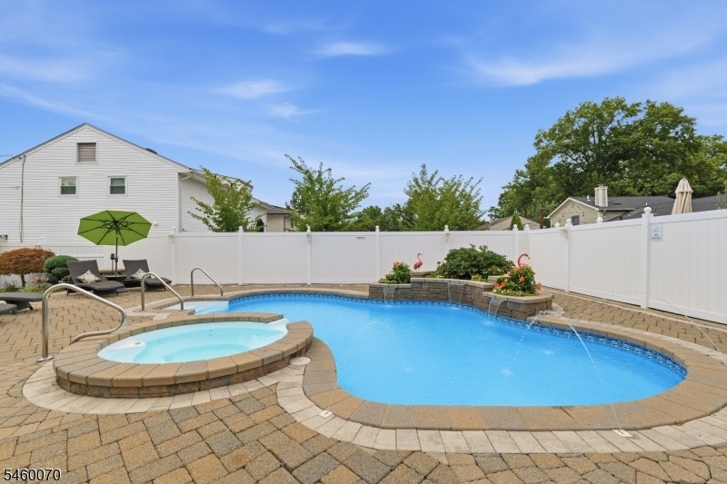 Pool with Waterfall