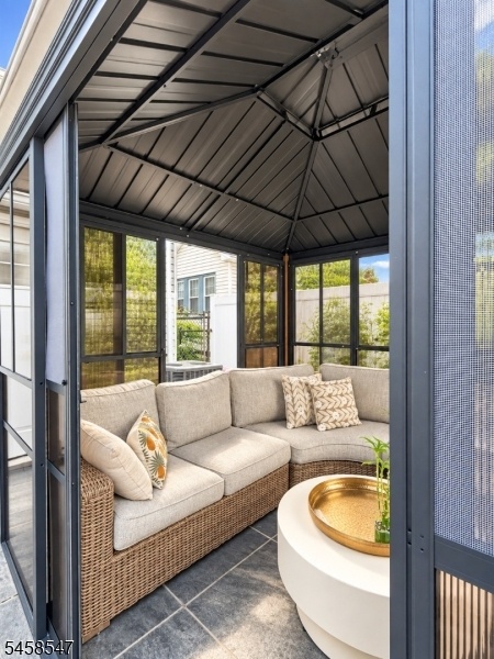 Gazebo patio sitting area