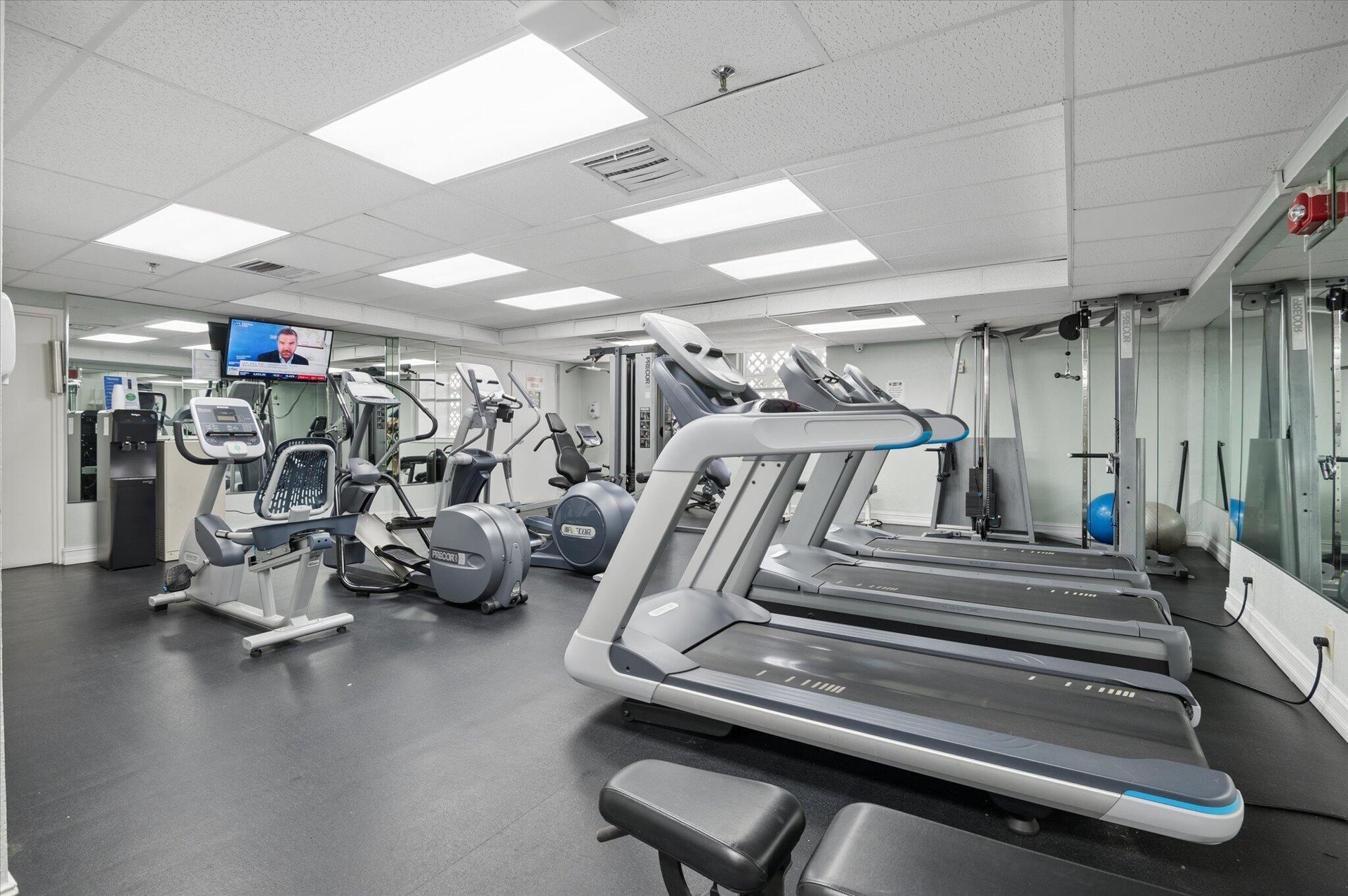 ON-SITE FITNESS CENTER AT YOUR DISPOSAL... NO EXCUSES...LOL