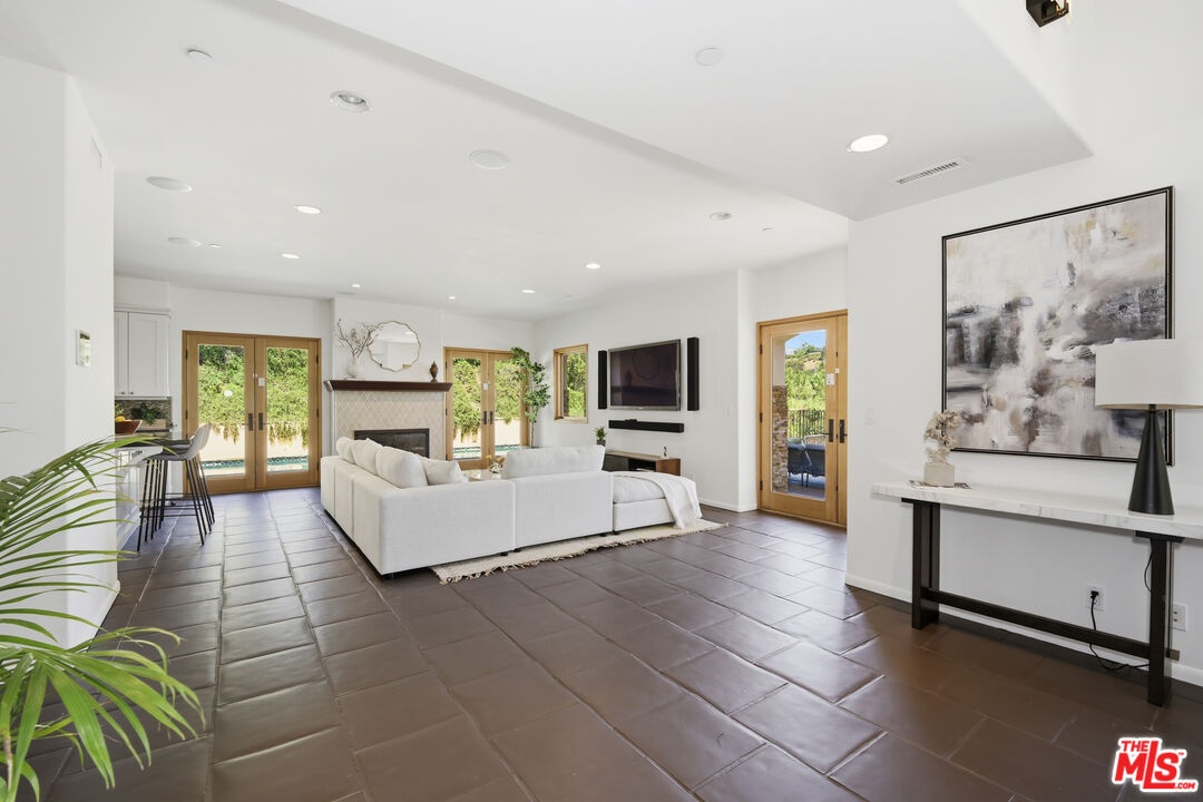 Open living room