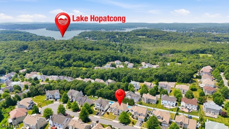 Lake view drone