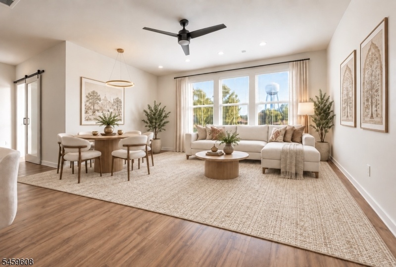 Main Level Living/ Dining Room