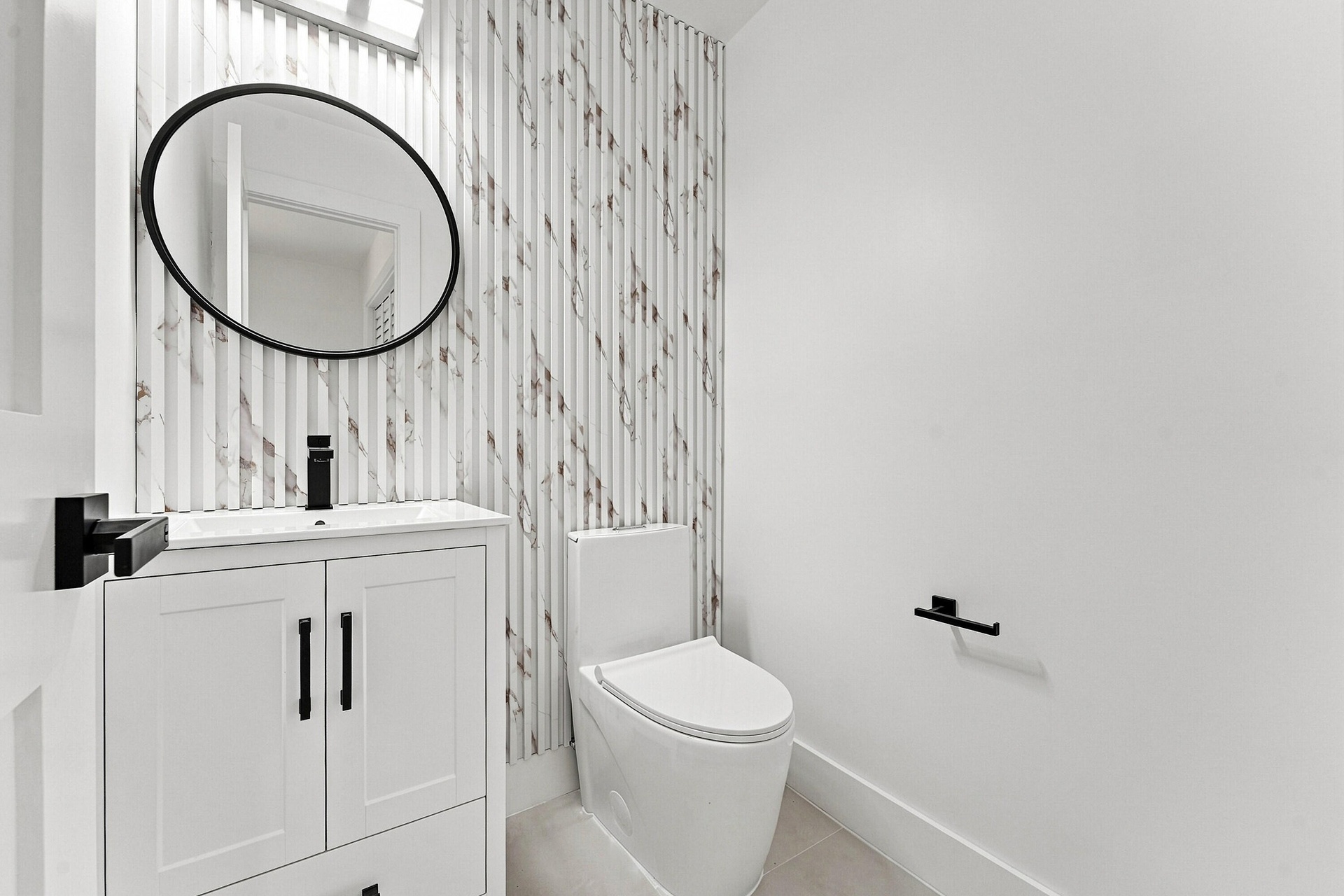 Half Bathroom inside Bedroom 3.