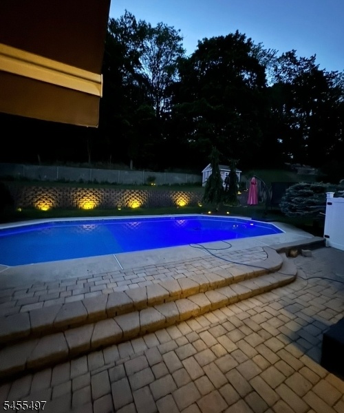 Evening Pool View