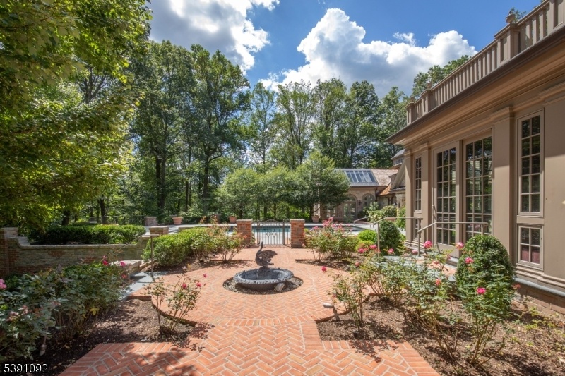 Rear Terrace with Fountain