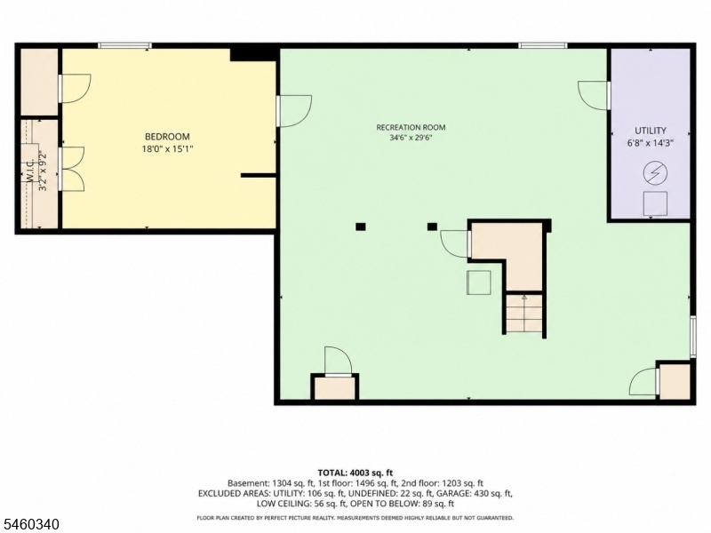 floor plan basement