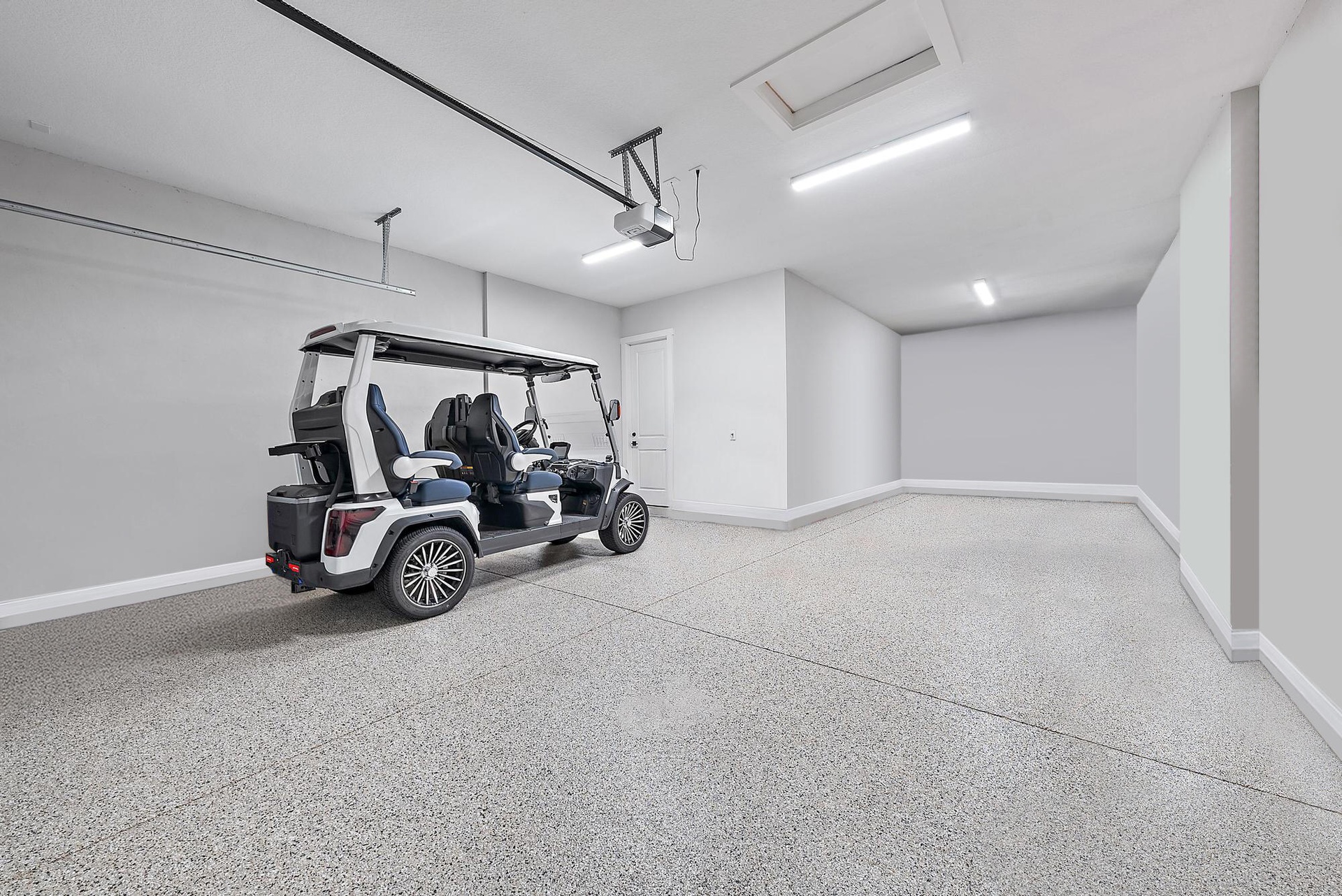 Spacious High End E-Poxy Finish 2.5 Car Garage