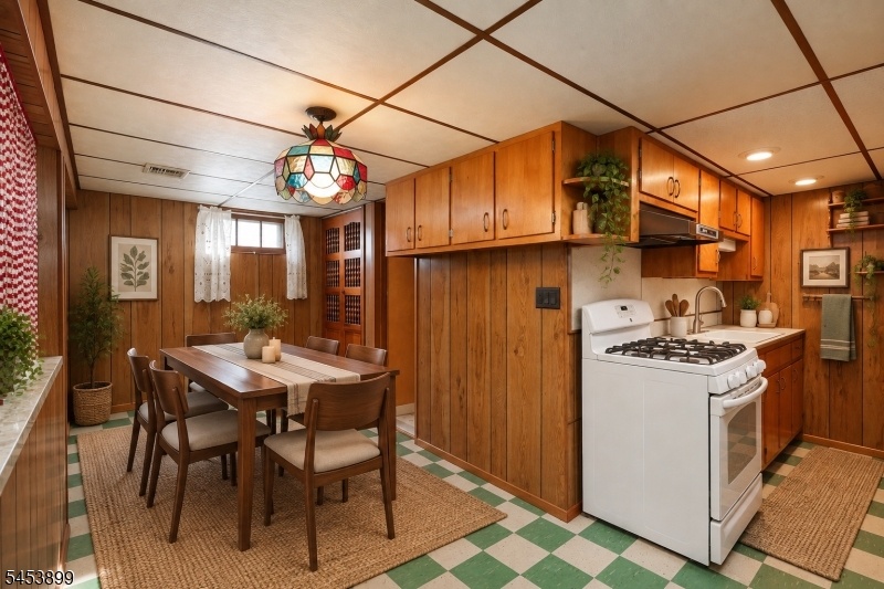 Staged basement Kitchen