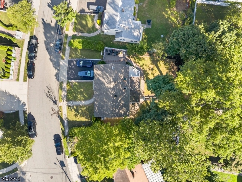 Aerial view property lot