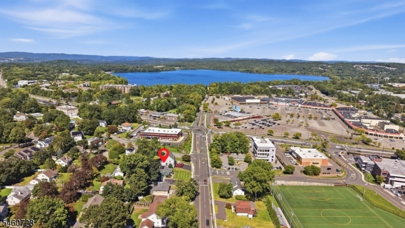 Drone view of house location