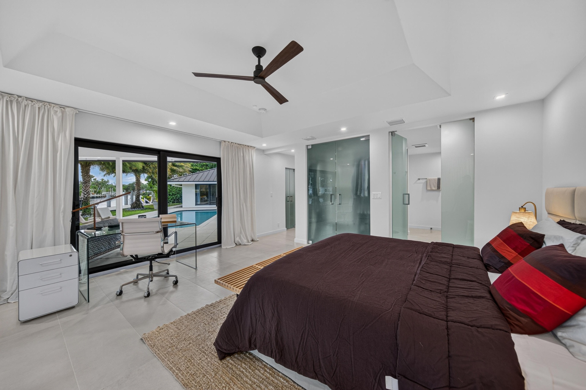 First primary first bedroom with gorgeous views