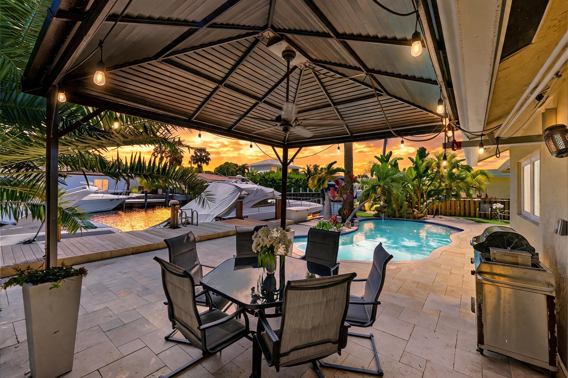 Discover the Ultimate South Florida waterfront lifestyle in sought after Snug Harbor, where small town charm meets coastal luxury just minutes from Fo