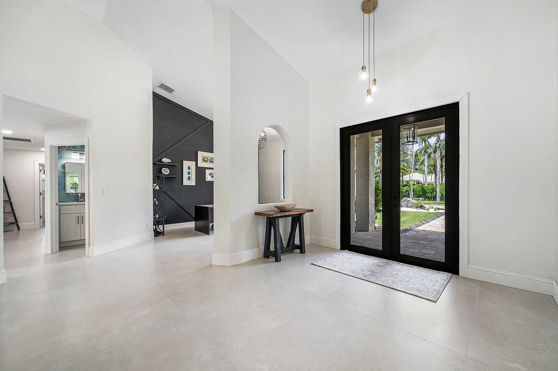 Front door inside view