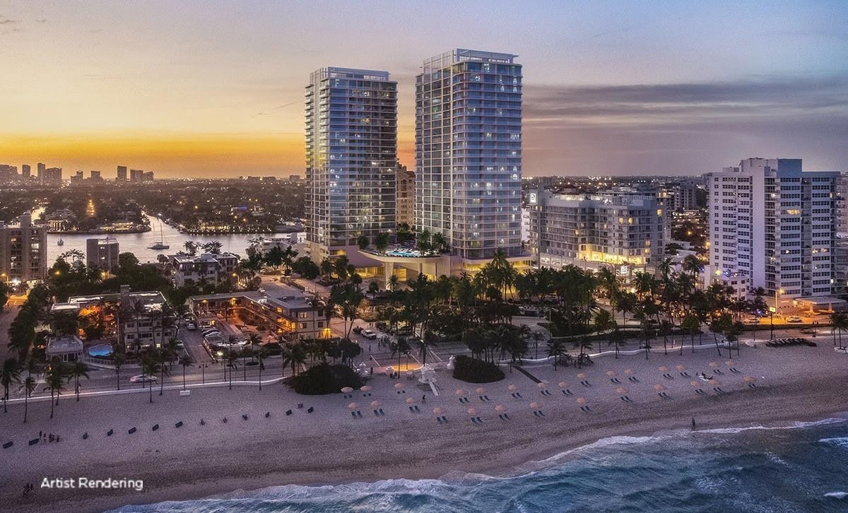 Two spectacular towers at Selene on the oceanfront in Fort Lauderdale FL, Steps to the glamorous Las Olas blvd, & Las Olas Marina, bring your boat!