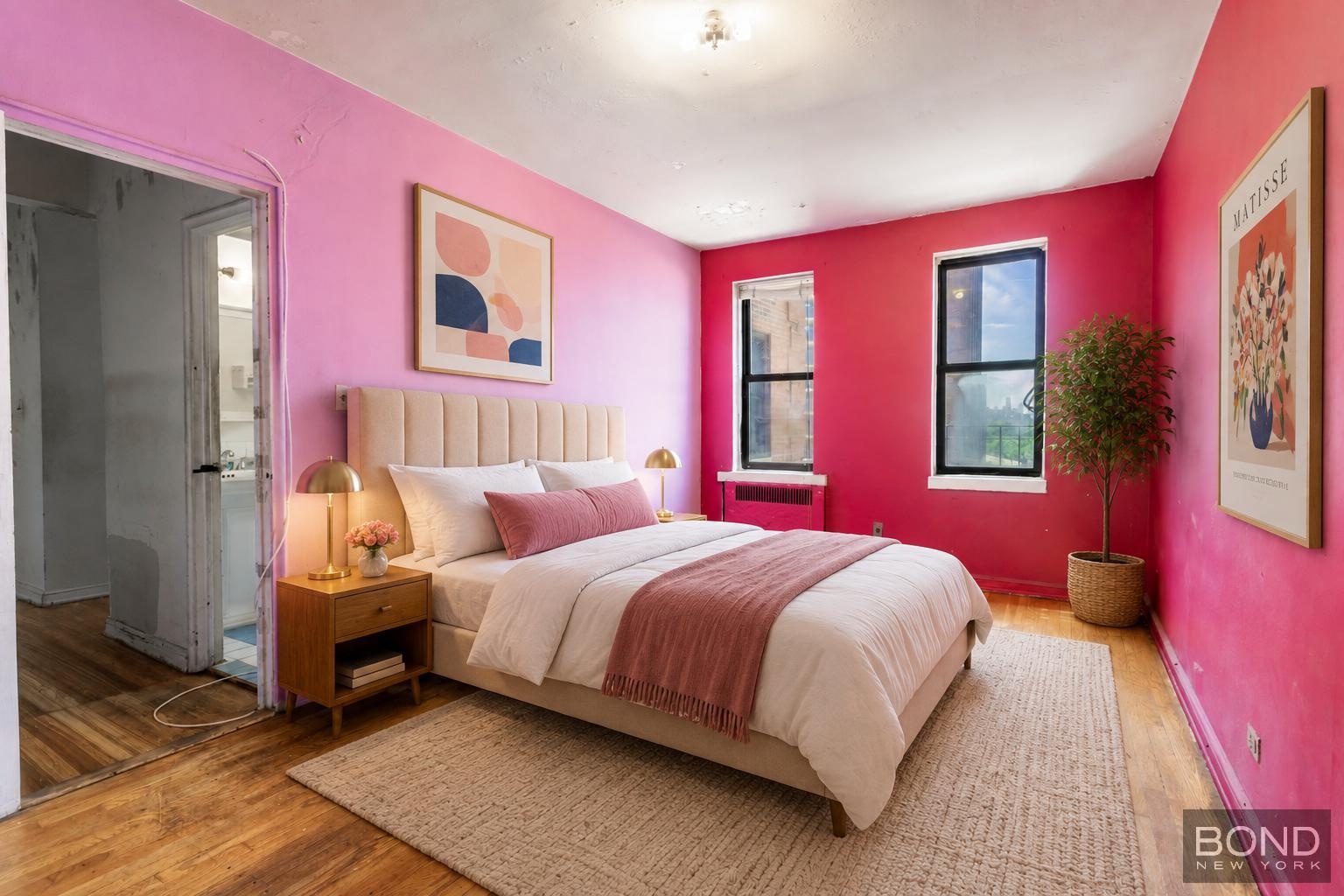 staged bedroom