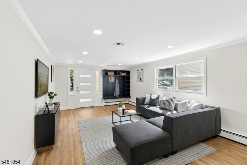ground level family room