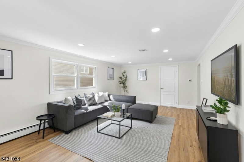 ground level family room