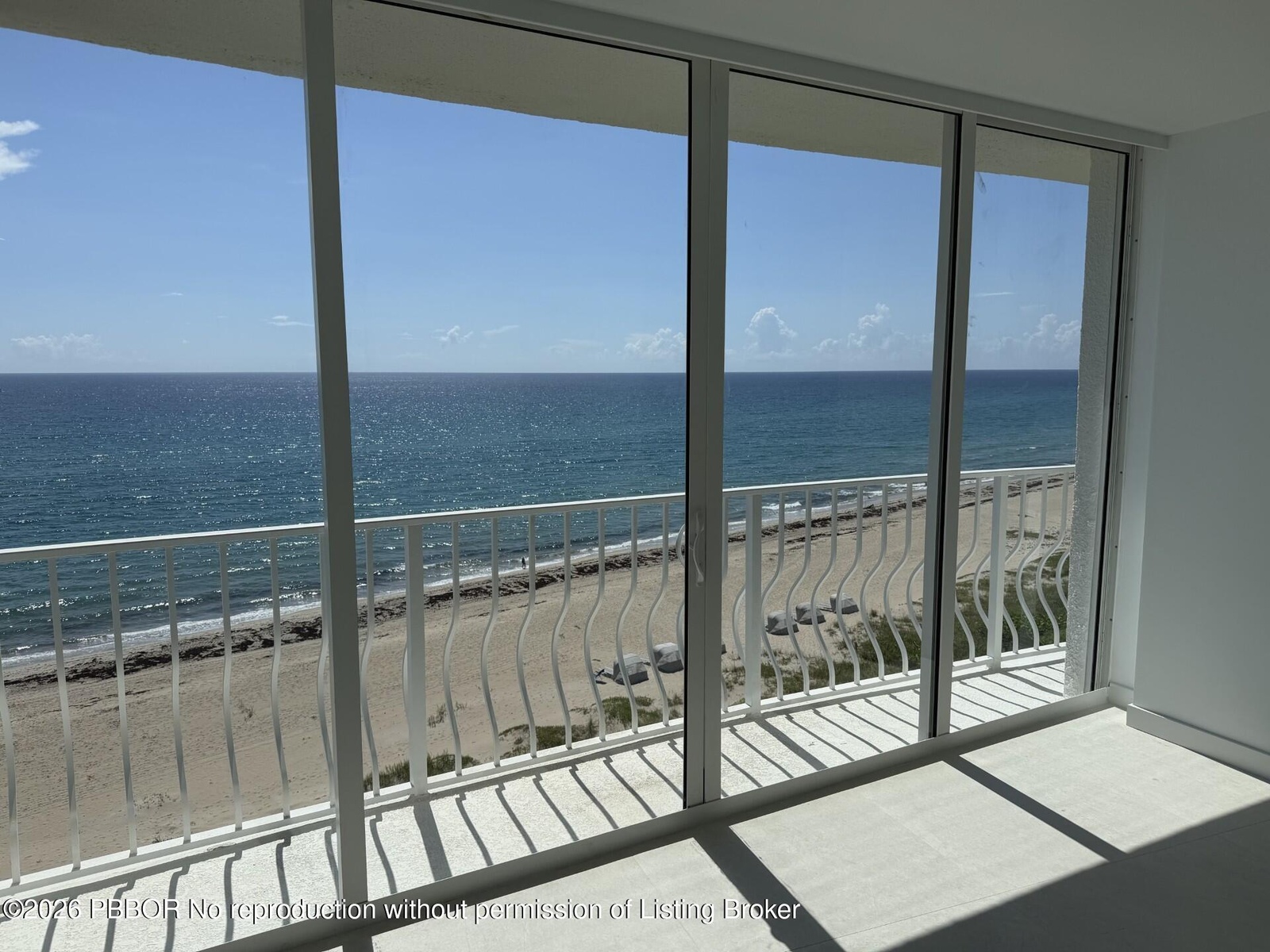 Direct ocean view from guest bedroom