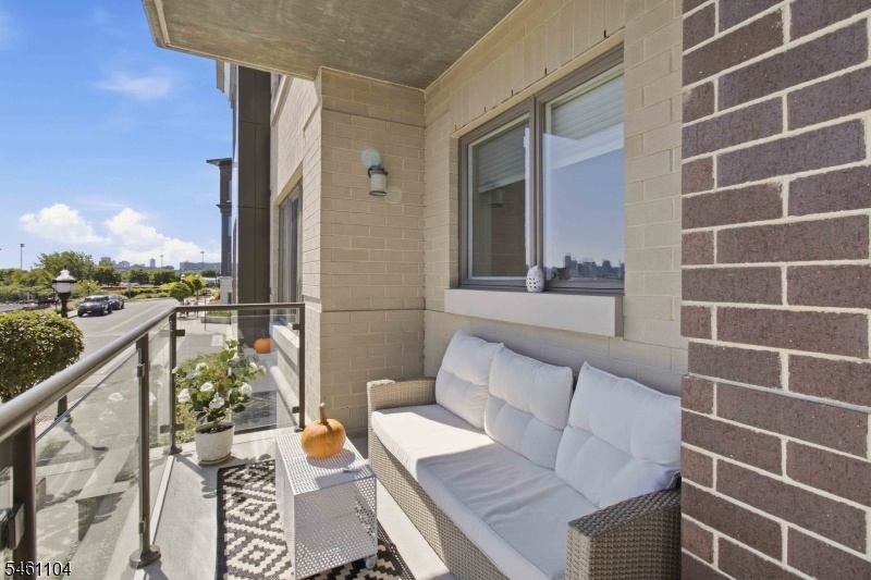 View from private balcony