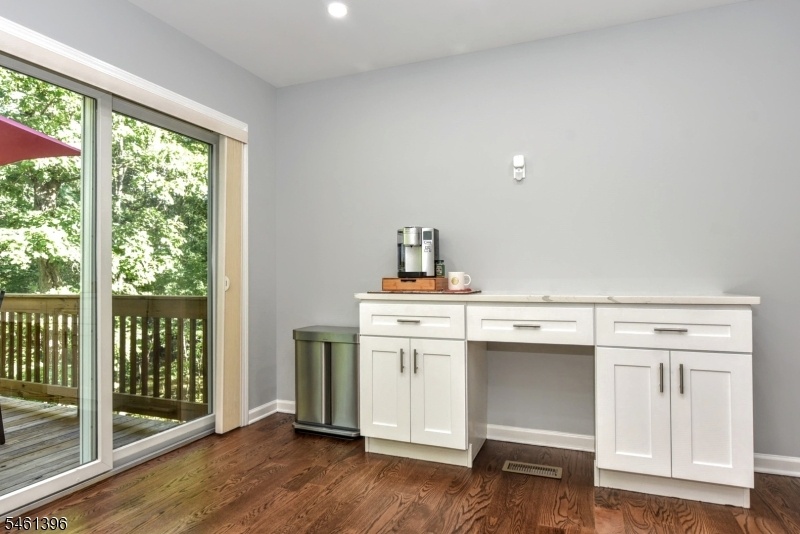 Coffee Bar and Work Area