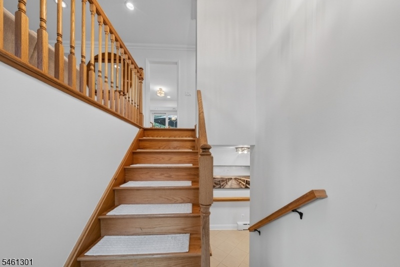 Wood stairs